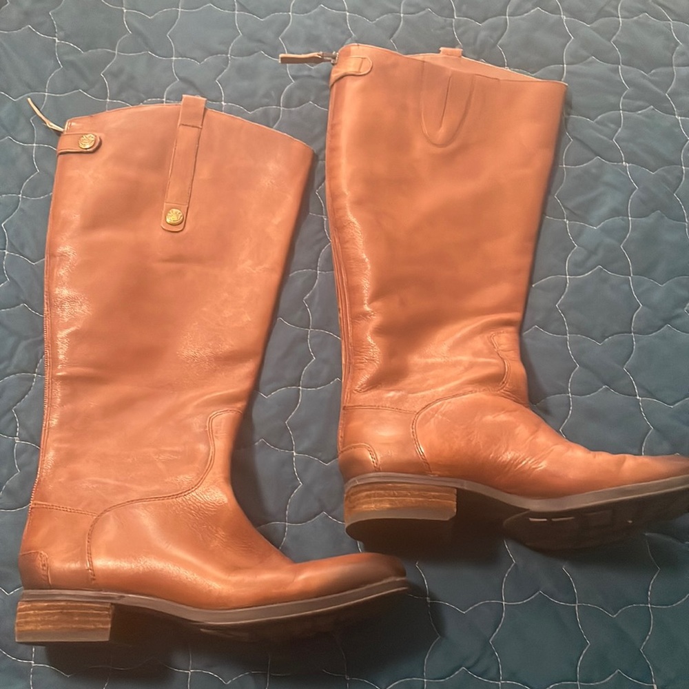 Sam Edelman Tall Wide Calf Boots size 7.5